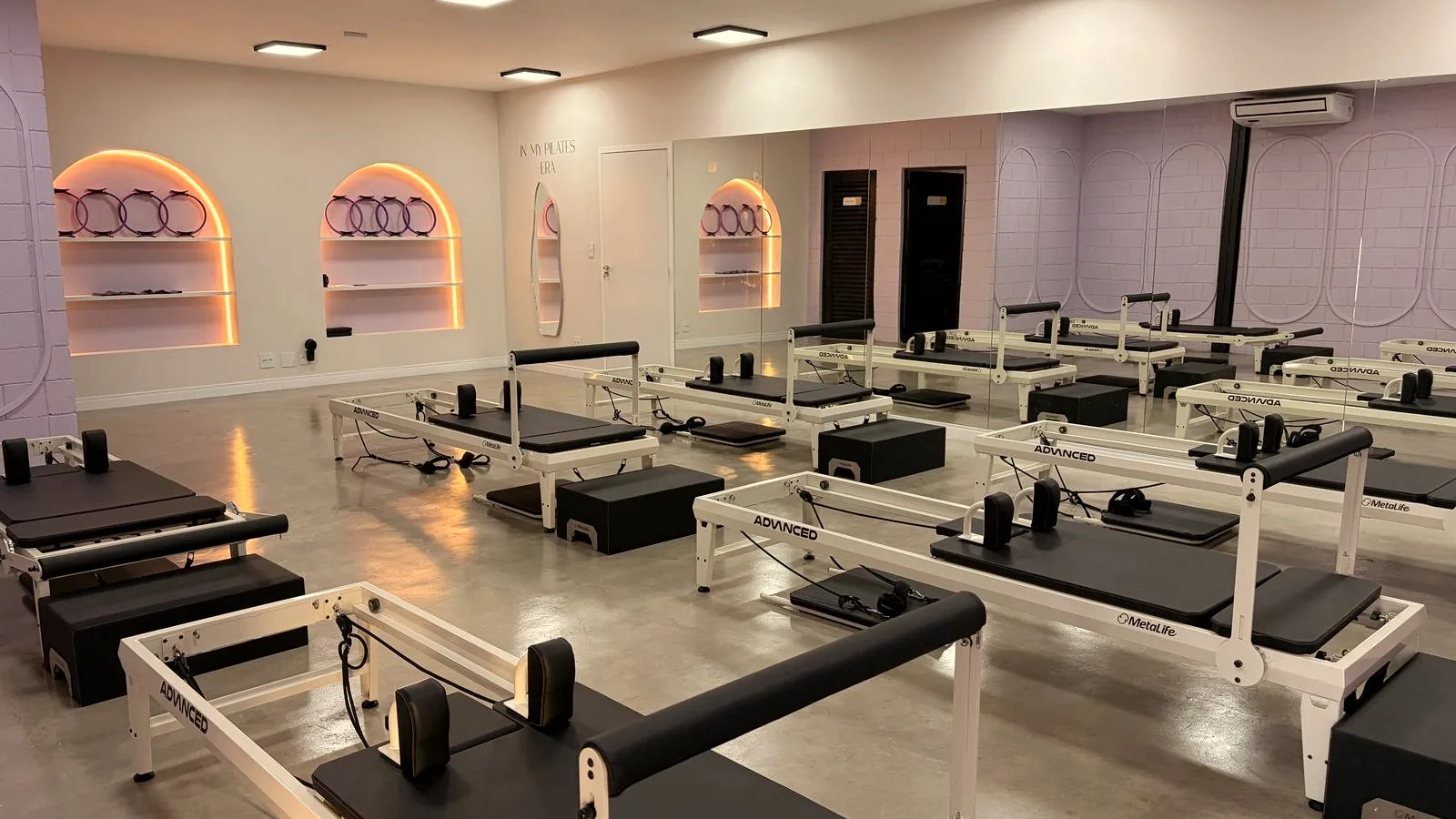 Estúdio de pilates do Lyris Wellness Club
